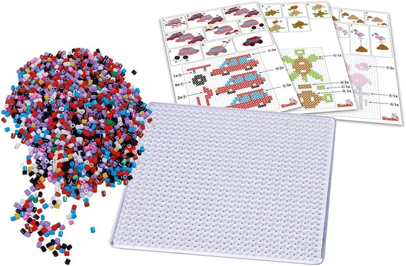 Simba Art & Fun - & IRONING BEADS 3D, Multicolor, 106376030, A&F Ironing Beads 3D, 1 size - Image 1